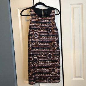 Sequined multi-colored dress